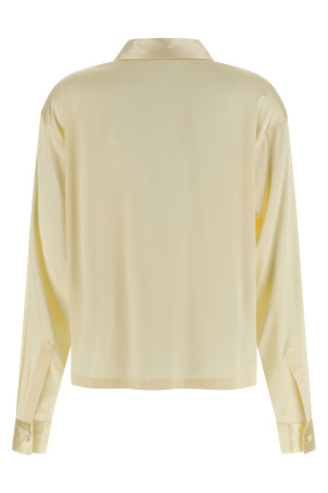 Шелковое поло желтого цвета TOM FORD TS2144FAX881YCM