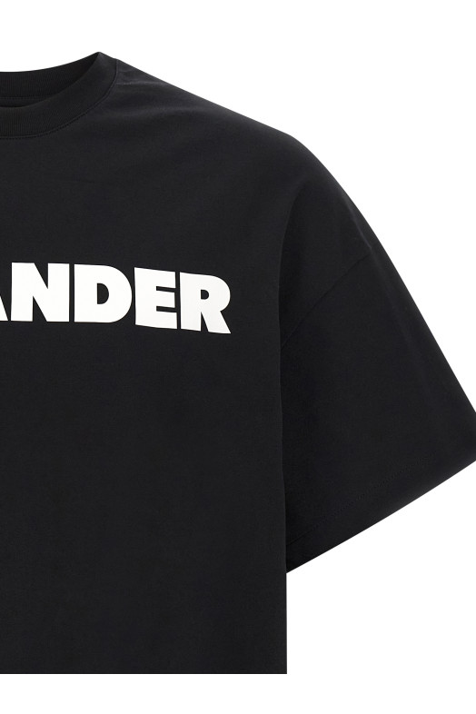 Футболка «Jil Sander» Черно-серая J22GC0221J20349001