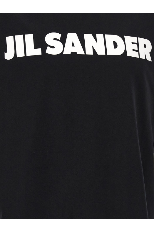 Футболка «Jil Sander» Черно-серая J22GC0221J20349001