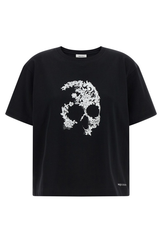 Футболка «Skull» Черно-серая 858340QZAQP0901