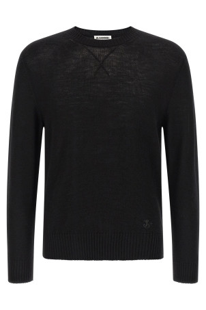 Светр з вишитим логотипом Чорний JIL SANDER J47GP0189J14772001