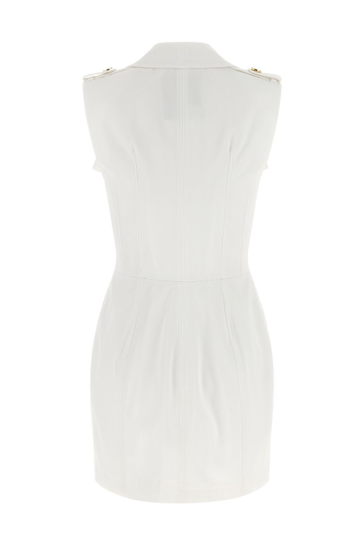 Двубортное платье Белое ELISABETTA FRANCHI AB92861E2360