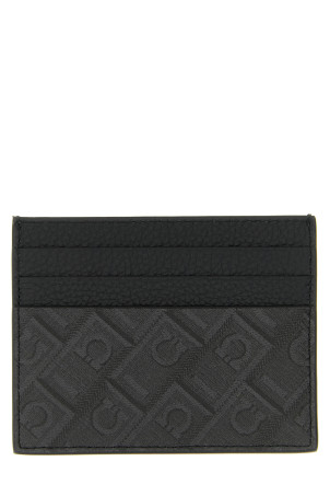 Карточный держатель «Ferragamo Monogram» Черный 780321NEROGRIGIO