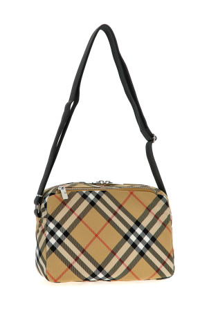 'Check' crossbody bag Beige