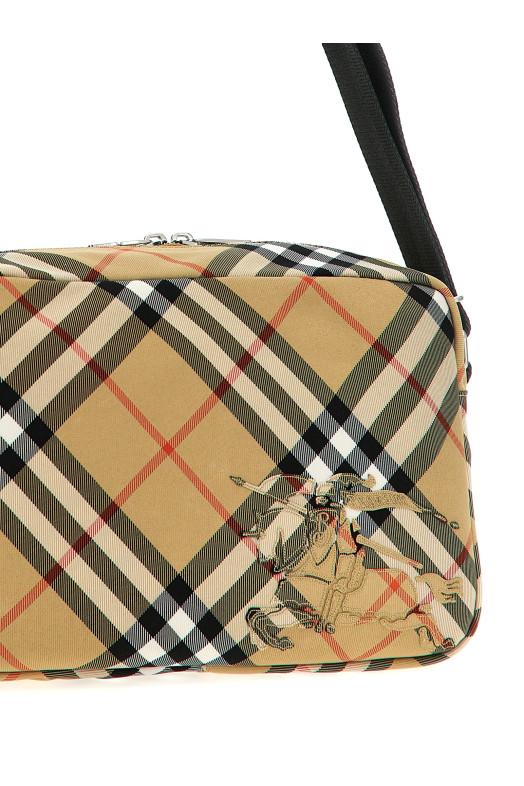 'Check' crossbody bag Beige