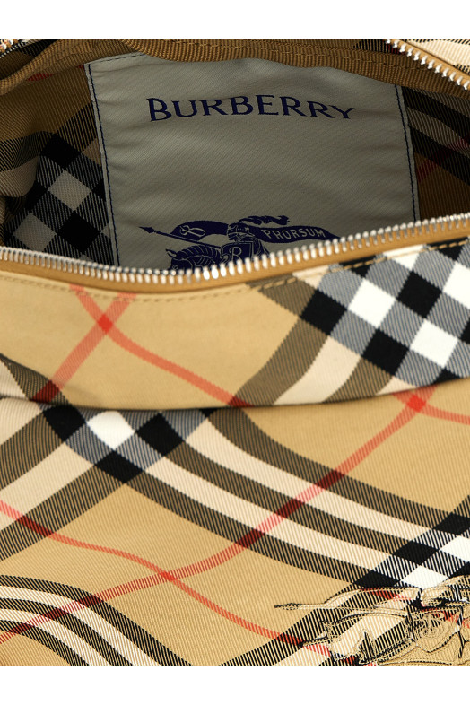 'Check' crossbody bag Beige