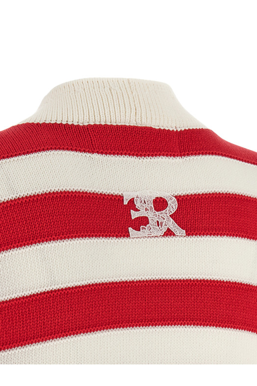 Вязаный кардиган красный ERMANNO SCERVINO D485N311IFDA4806