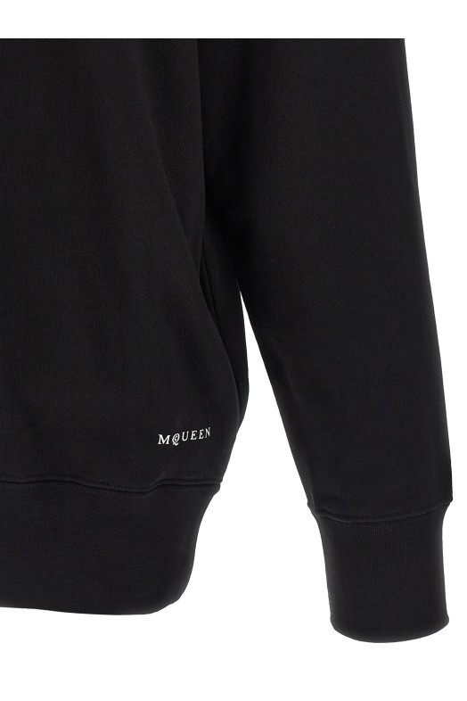 Толстовка с капюшоном «Череп» Черно-серая 862290QTAEL0520