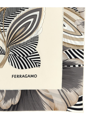 Шарф з принтом «Brezza» Чорно-сірий 789958AVORIONERO