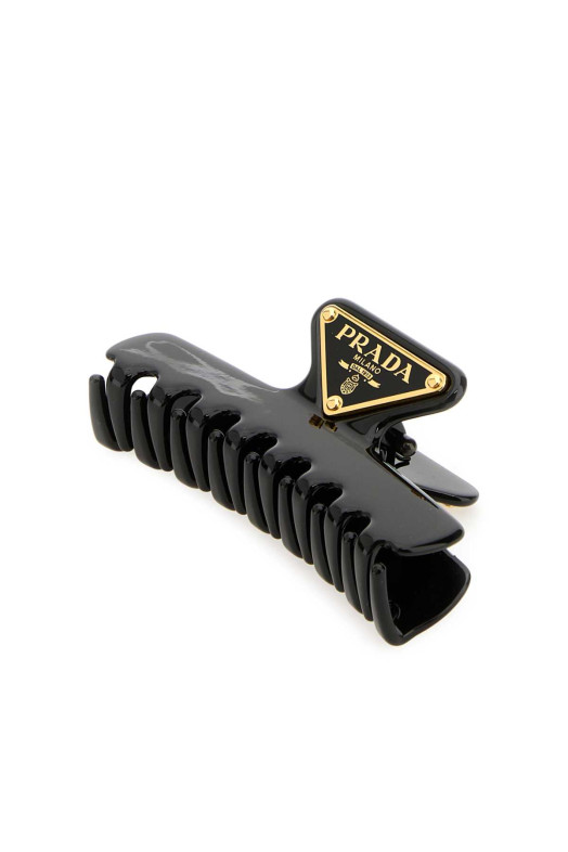 Black metal hair clip Black PRADA (1IF103K9D)