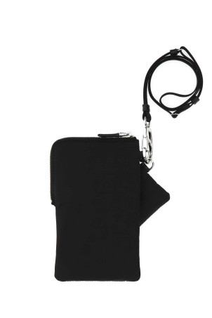 Black nylon phone case Black PRADA (2TT0912DMI)