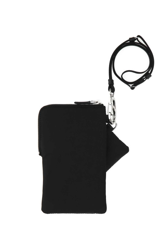 Black nylon phone case Black PRADA (2TT0912DMI)