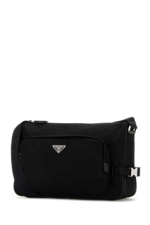 Black Re-Nylon large crossbody bag Black PRADA (2VH1912DMG)