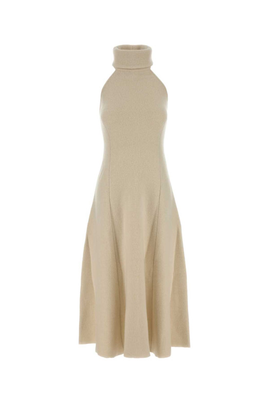 Ivory wool blend dress Beige MAGDA BUTRYM (324925)
