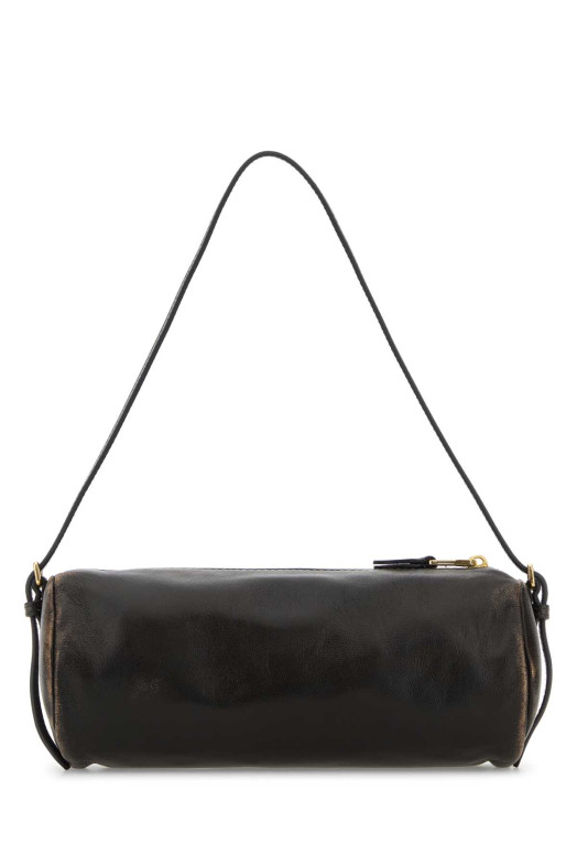 Dark brown nappa leather shoulder bag MIU MIU (5NE851AF6P)