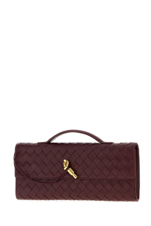 Burgundy leather Andiamo handbag BOTTEGA VENETA (741511VCPP3)