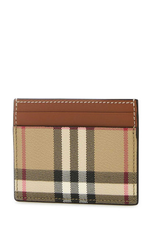 Printed canvas card holder BURBERRY (8109801)