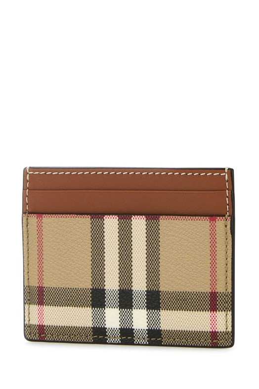 Printed canvas card holder BURBERRY (8109801)