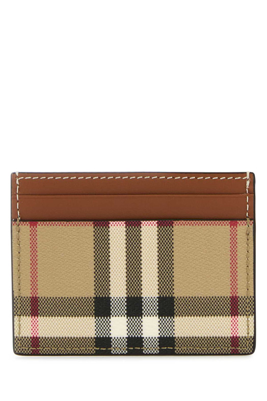 Printed canvas card holder BURBERRY (8109801)