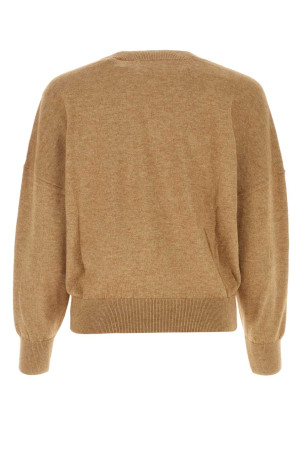 MelangÃ¨ biscuit cotton blend oversize Marisans sweater ISABEL MARANT ETOILE (PU0053FAA1X05E)
