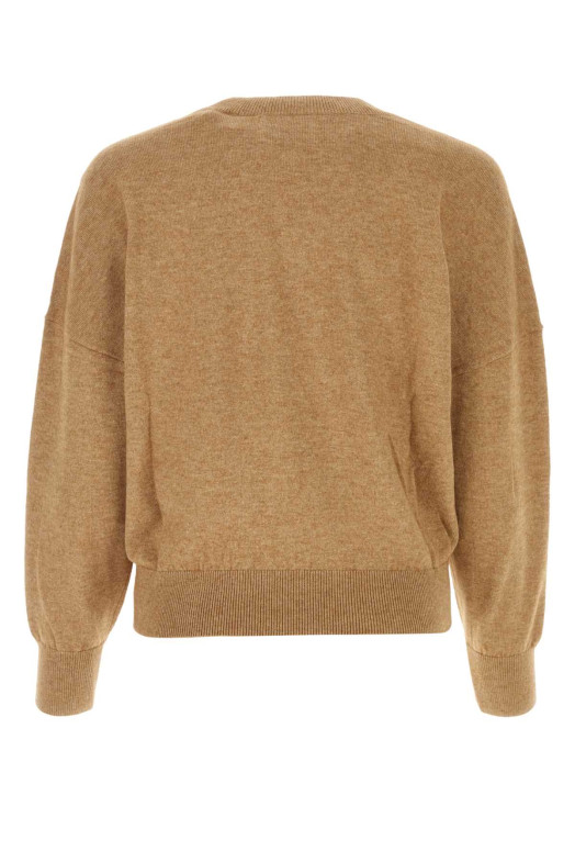 MelangÃ¨ biscuit cotton blend oversize Marisans sweater ISABEL MARANT ETOILE (PU0053FAA1X05E)