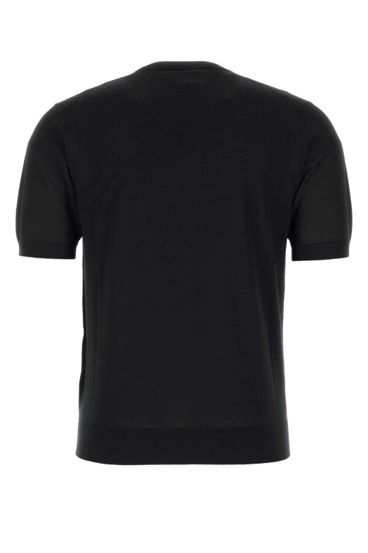 Black wool t-shirt Black PRADA (UMB266S2121ZLE)