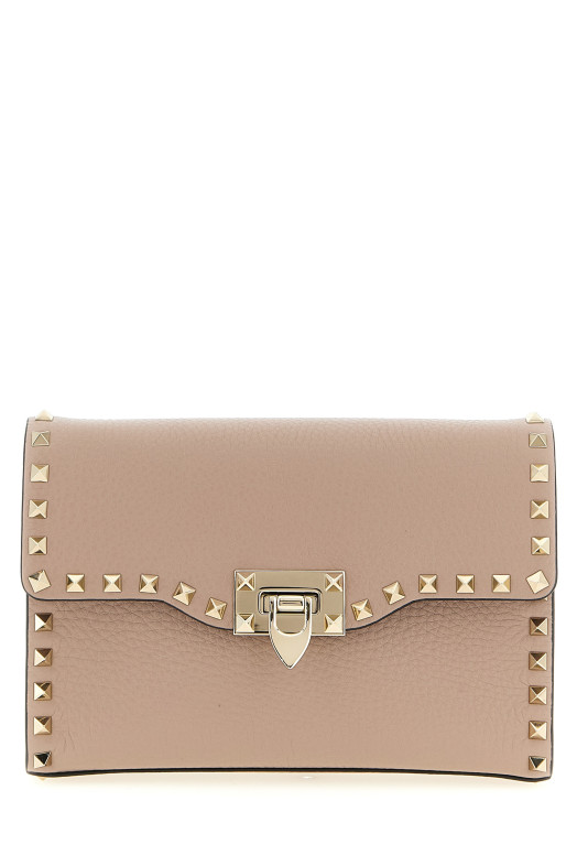 Valentino Garavani 'Rockstud' Shoulder Bag Pink