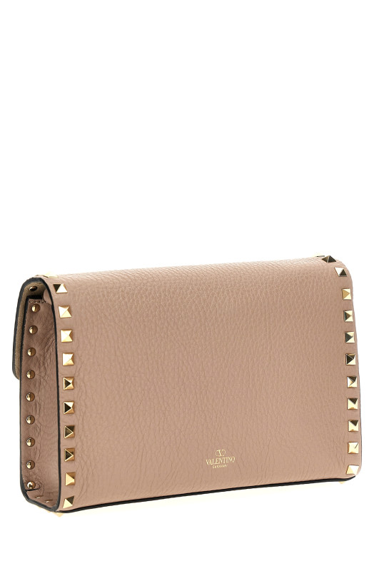 Valentino Garavani 'Rockstud' Shoulder Bag Pink