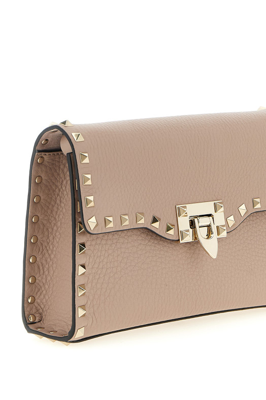 Valentino Garavani 'Rockstud' Shoulder Bag Pink