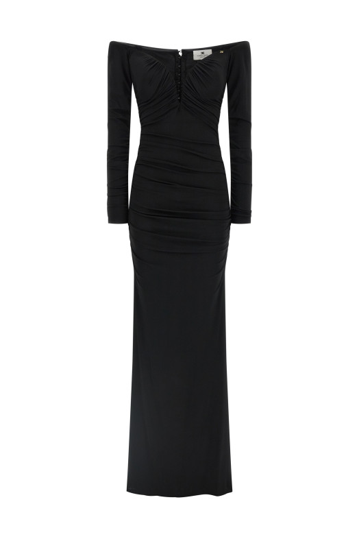 Платье «Красная ковровая дорожка» Черное ABR1061E2110