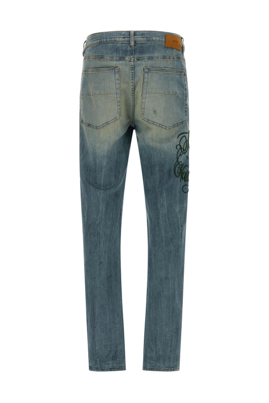 Джинсы «Amiri Hollywood MX1» Синие AMBMJE1001561