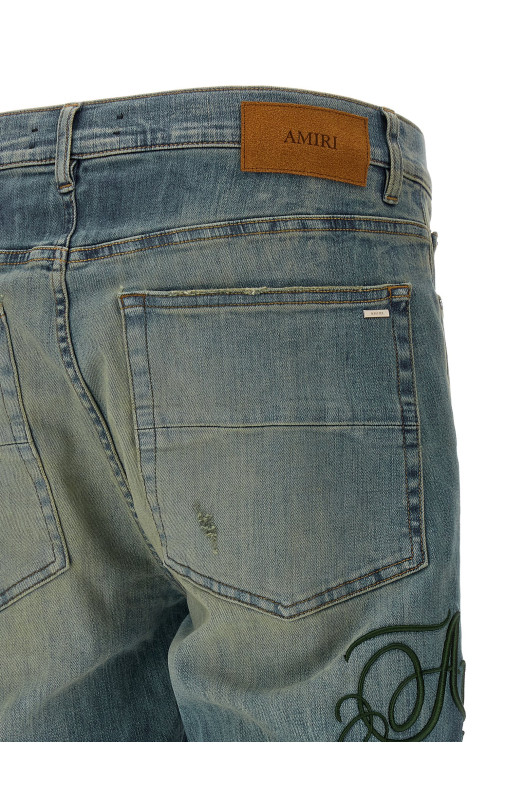 Джинсы «Amiri Hollywood MX1» Синие AMBMJE1001561