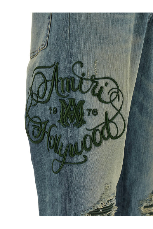 Джинсы «Amiri Hollywood MX1» Синие AMBMJE1001561