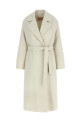 Lamé thread coat White