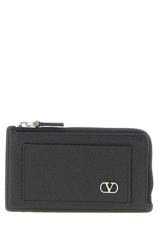 Valentino Garavani VLogo Signature Coin Purse Black Y2P0AN6UAG0NO