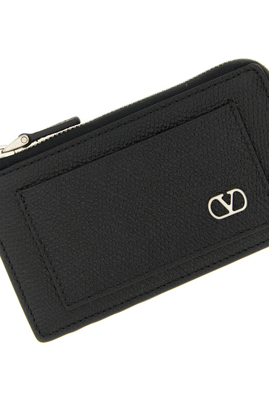 Valentino Garavani VLogo Signature Coin Purse Black Y2P0AN6UAG0NO