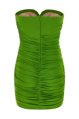 Платье с вырезом в форме сердца Зеленый ELISABETTA FRANCHI AB90861E2EV3