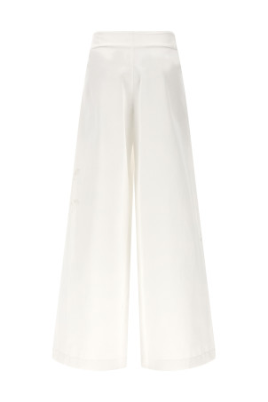 Брюки с кружевными вставками Белые ERMANNO SCERVINO D482P351RWGF10602