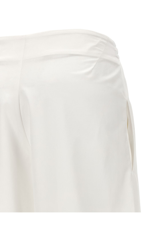 Брюки с кружевными вставками Белые ERMANNO SCERVINO D482P351RWGF10602