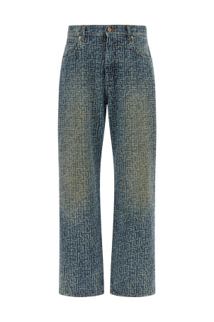 Джинси Monogram Blue BALMAIN GH1ML135DG126AW