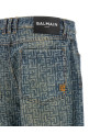 Джинсы Monogram Blue BALMAIN GH1ML135DG126AW