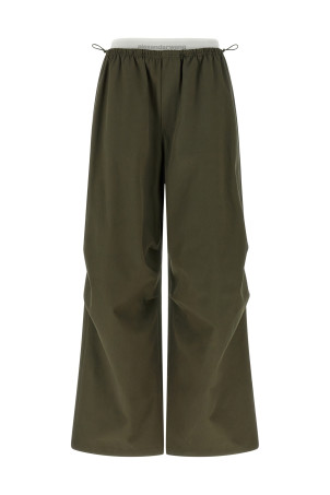 Double layer waist trousers Green