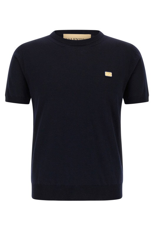 Valentino Garavani VLogo Signature Jersey Blue