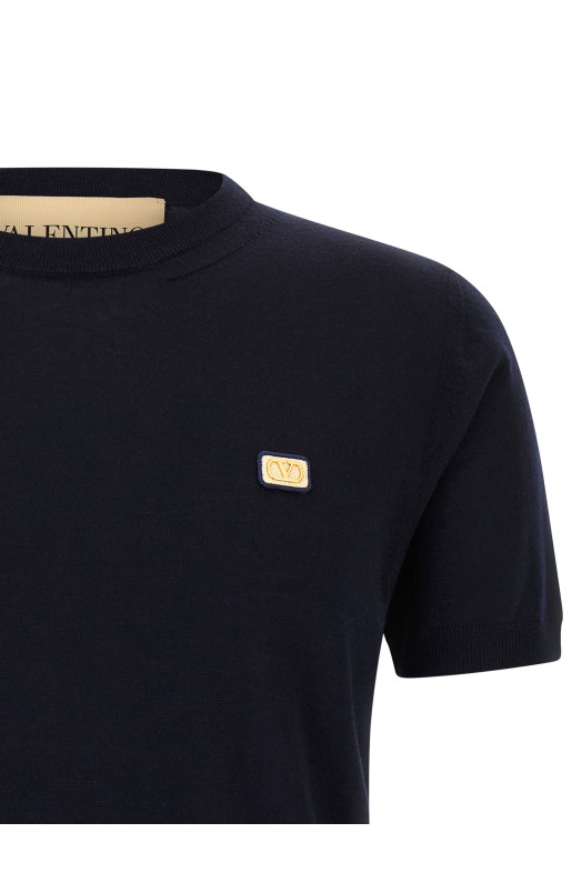 Valentino Garavani VLogo Signature Jersey Blue