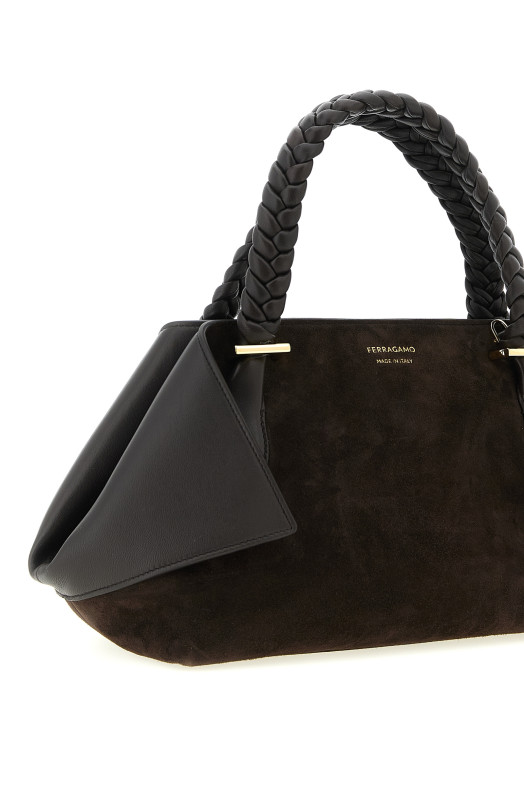 Сумка «Scarf TH S» коричневого цвета 789526TESTADIMORO