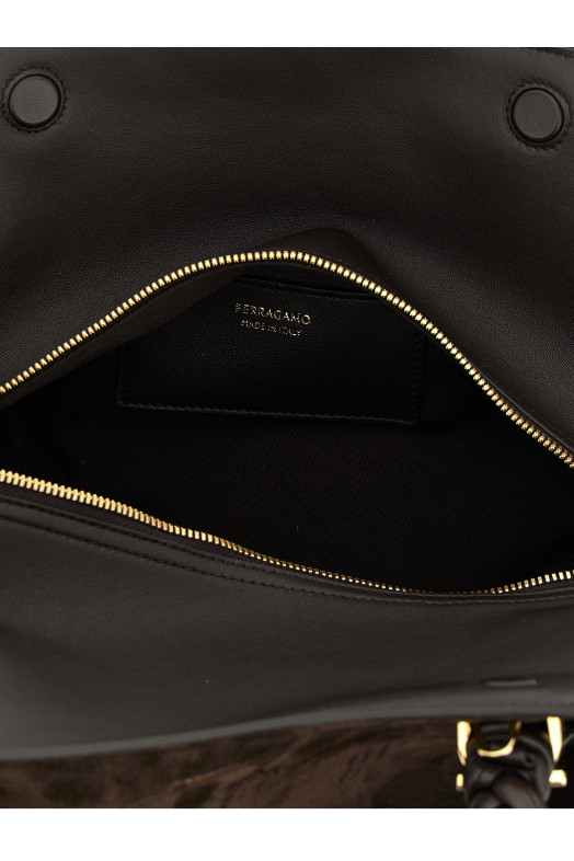 Сумка «Scarf TH S» коричневого цвета 789526TESTADIMORO