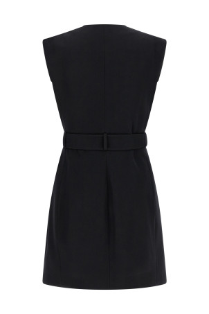 Сукня-футляр Чорна BALMAIN GF1R5168WC090PA