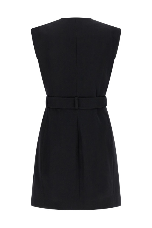 Платье-футляр Черный BALMAIN GF1R5168WC090PA