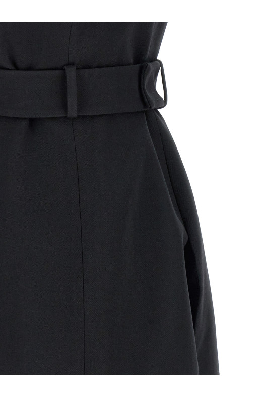 Платье-футляр Черный BALMAIN GF1R5168WC090PA