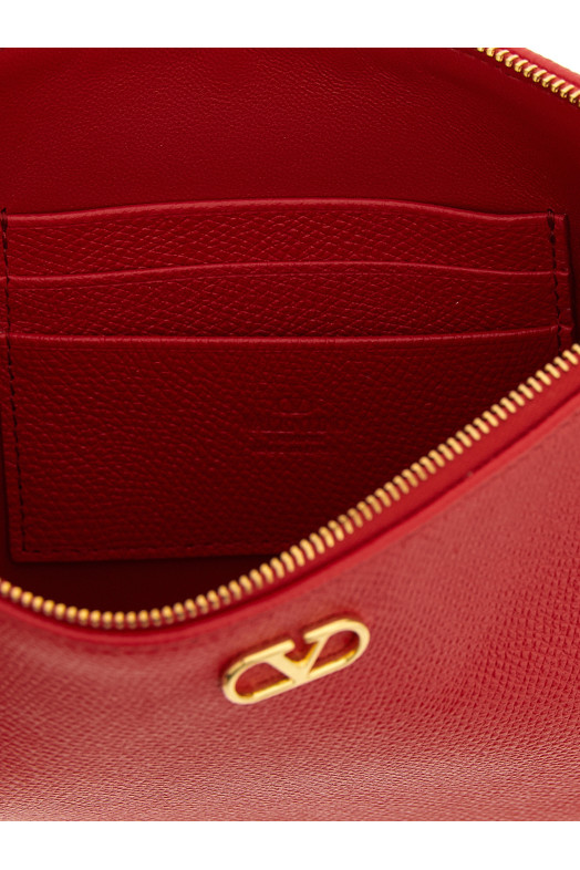 Valentino Garavani Vlogo Signature clutch bag Red